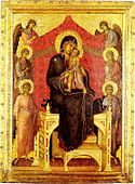 Madonna and Angels, Duccio, 1282