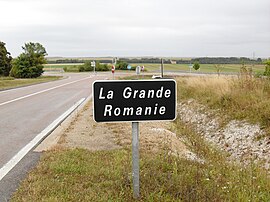 Voie romaine au hameau de la Grande Romanie