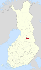 Lage von Paltamo in Finnland