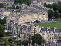 Bath'ta Kral George'lar döneminde yapılmış "Royal Crescent" rezidansı