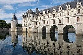 Castelul Chenonceau (Franța), de Philibert de l'Orme, 1576