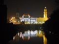 Oradea's City Hall at night