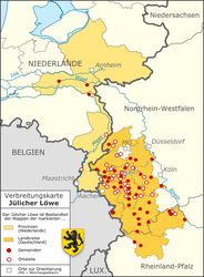 Verbreitungskarte Jülicher Löwe (von Carport)