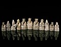 Image 25The 12th-century Lewis chessmen in the collection of the National Museum of Scotland (from History of chess)