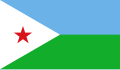 Drapeau de Djibouti.