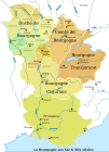 La Provence, la Bourgogne transjurane, et Bourgogne cisjurane à la veille de la formation du royaume d'Arles