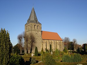 St.-Nicolaaskerk te Gehlenbeck (bouwjaar toren 12e eeuw, kerk circa 1495)