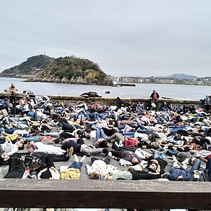 Genozidioa Stopǃ mobilizazioa Donostian martxoaren 17an