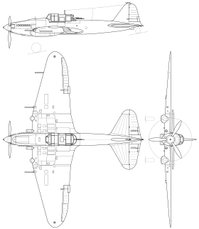 vue en plan de l’avion