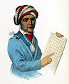 Sequoyah or George Guess, creator of the Cherokee alphabet