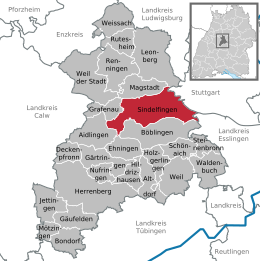 Sindelfingen - Localizazion