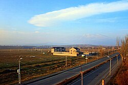 Yeghvard with Mount Ara in the background