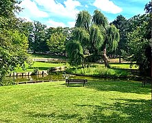 Parc Yves Croës de Roncq (IA59001737), view from Parc Paul-Vansteenkiste, (Fr)