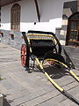 Carrozzella nella piazza dell'Arcieparchia cattolica