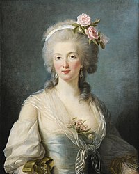 Presumed portrait of Jeanne de Valois-Saint-Rémy 1780