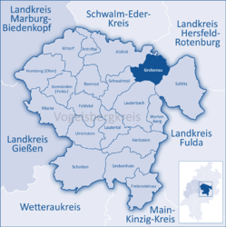 Grebenau – Mappa