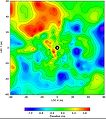 Mapa topograficzna miejsca lądowania