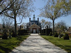 Palais des gouverneurs, Williamsburg, Virginie