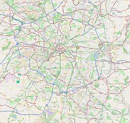 Mappa di localizzazione: Manchester