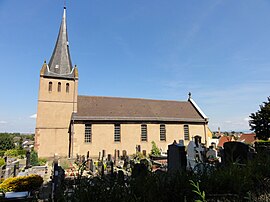 The Protestant church in Mundolsheim