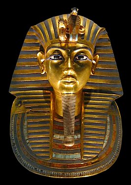 Het gouden dodenmasker van Toetanchamon, een van de beroemdste Oud-Egyptische kunstvoorwerpen ter wereld