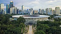 Gelora Bung Karno Stadium has been the home of the Indonesia national team since 1962