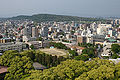 View from Kumamoto Castle Keep Tower