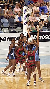 Un match de netball.