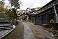 左手に化野念仏寺参道