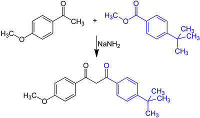 Synthese Avobenzon