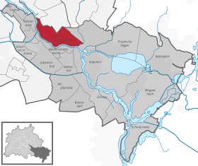 Localisation de Berlin-Oberschöneweide