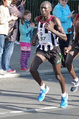 Chemlany tijdens de marathon van Berlijn 2011