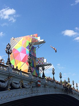 Olympic Days Paris June 2017 - Diving Platform Pont Alexandre-III