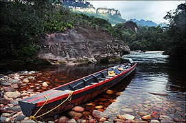 Río Carrao en el Parque Nacional Canaima.