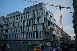 Façade actuelle de la caserne Colbert.