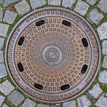 Manhole cover in Berlin