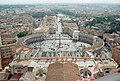 Vatikanstadt: Blick von der Kuppel des Petersdoms