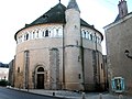 Colegiata de San Esteban en los Caminos de Santiago en Francia.