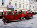 Tourist train Prešporáčik in the Old Town