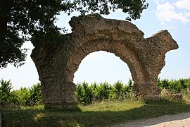 The "Camel" Roman remains of the Aqueduct of the Gier, a symbol of Soucieu-en-Jarrest