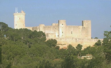 Renaissance castle of Bellver, in Mallorca.