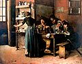 La taberna 1887. Óleo sobre tela 212 x 272 cm.