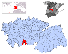 Poziția localității Hontanar