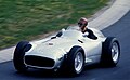 Karl Kling at the wheel of the W196 at Nürburgring.