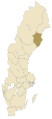 English: Location of the Swedish province of Västerbotten Svenska: Det svenska landskapet Västerbottens läge