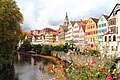 de:Tübingen, de:Neckarfront der Altstadt mit de:Hölderlinturm