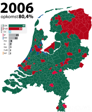 Elecciones generales de los Países Bajos de 2006