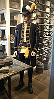 Arklimästare vid örlogsflottan i uniform m/1778. Marinmuseum.