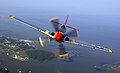 P-51C Mustang sobre Virginia con Ed Shipley como piloto. Por Fuerza Aérea de los Estados Unidos, editada por en:Fir0002.