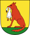 Le blason de la commune de Wülflingen comprend un loup sejant.